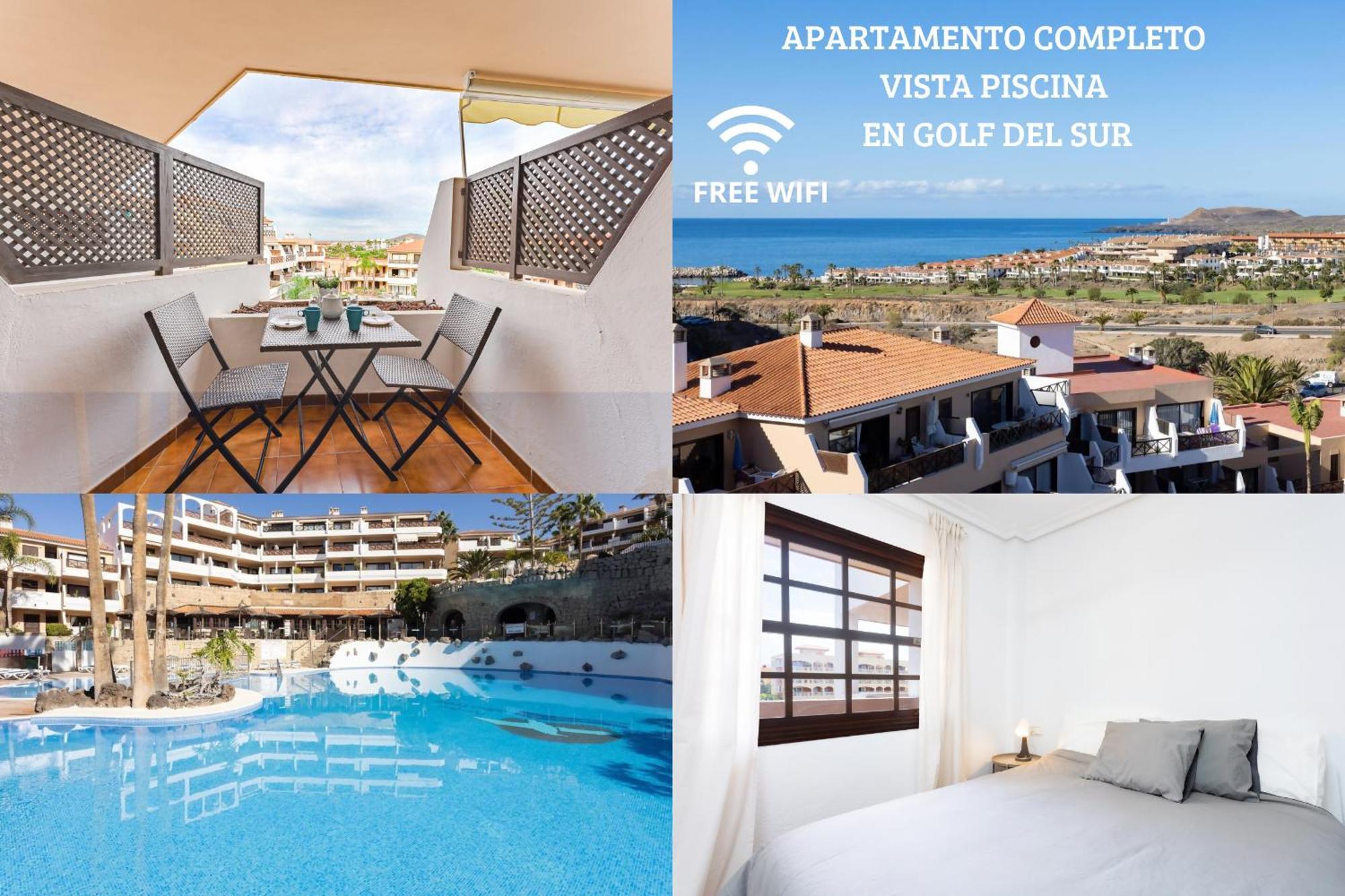 Apartamento Con Piscina Golf Del Sur San Miguel de Abona Luaran gambar